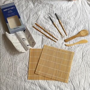 Bamboo Sushi kit for 2 Making Set with Utensils